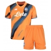 Camisa de Futebol Atalanta Equipamento Alternativo Infantil 2025-26 Manga Curta (+ Calças curtas)